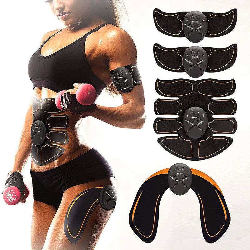 EMS Abdominal Muscle Toning Trainer ABS Stimulator Toner Fitness Binder Gym Belt