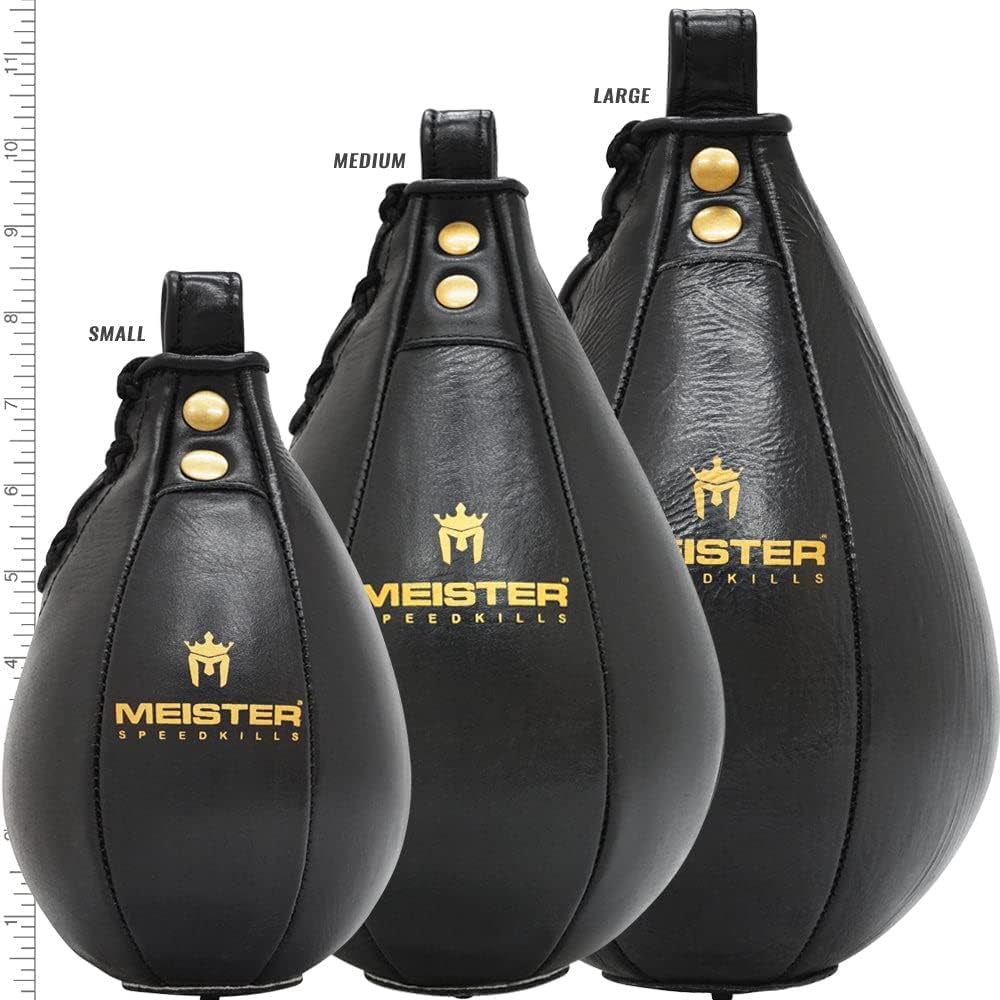 Meister Speedkills Leather Speed Bag with Lightweight Latex Bladder